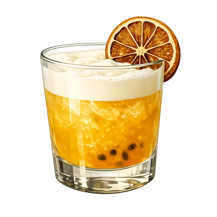 Illustration of the Passion Whiskey Sour